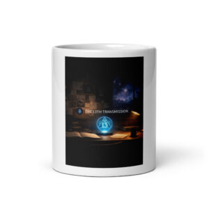The 13th Transmission – White Glossy Logo Mug